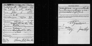 U.S., World War I Draft Registration Cards, 1917-1918