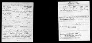 U.S., World War I Draft Registration Cards, 1917-1918