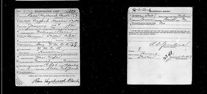 U.S., World War I Draft Registration Cards, 1917-1918