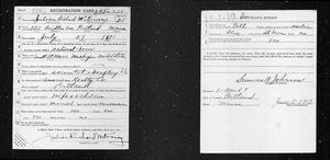 U.S., World War I Draft Registration Cards, 1917-1918