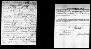 U.S., World War I Draft Registration Cards, 1917-1918