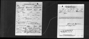 U.S., World War I Draft Registration Cards, 1917-1918