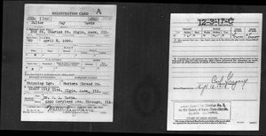 U.S., World War I Draft Registration Cards, 1917-1918