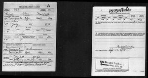 U.S., World War I Draft Registration Cards, 1917-1918