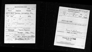 U.S., World War I Draft Registration Cards, 1917-1918