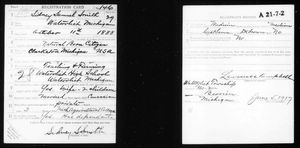 U.S., World War I Draft Registration Cards, 1917-1918