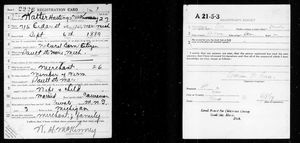 U.S., World War I Draft Registration Cards, 1917-1918