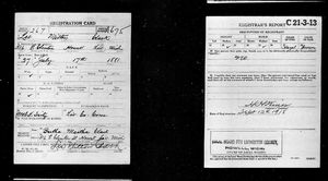 U.S., World War I Draft Registration Cards, 1917-1918