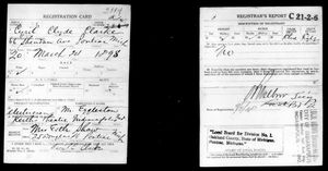 U.S., World War I Draft Registration Cards, 1917-1918