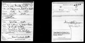 U.S., World War I Draft Registration Cards, 1917-1918