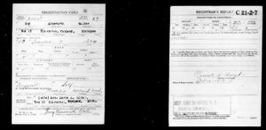 U.S., World War I Draft Registration Cards, 1917-1918