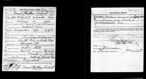 U.S., World War I Draft Registration Cards, 1917-1918