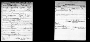 U.S., World War I Draft Registration Cards, 1917-1918