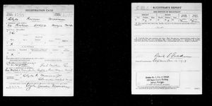 U.S., World War I Draft Registration Cards, 1917-1918