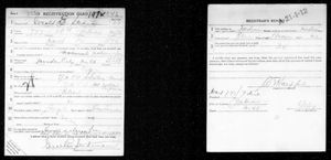 U.S., World War I Draft Registration Cards, 1917-1918