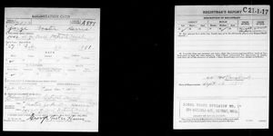 U.S., World War I Draft Registration Cards, 1917-1918