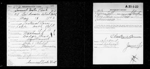 U.S., World War I Draft Registration Cards, 1917-1918