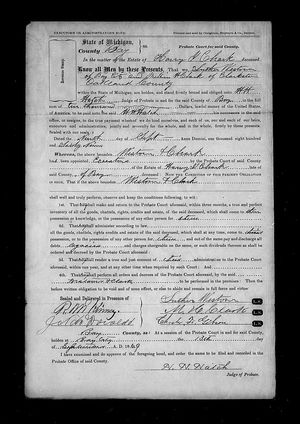 Michigan, U.S., Wills and Probate Records, 1784-1980