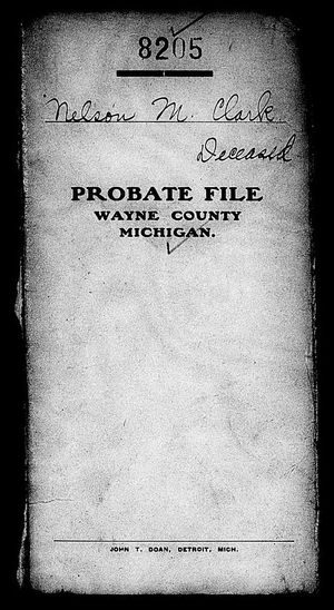 Michigan, U.S., Wills and Probate Records, 1784-1980