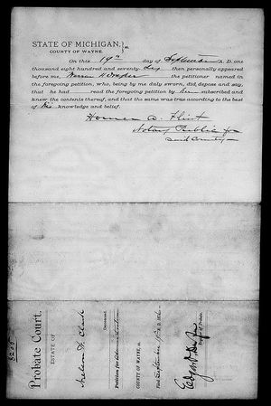 Michigan, U.S., Wills and Probate Records, 1784-1980