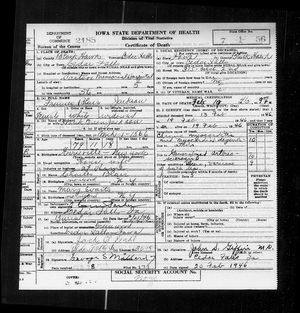 Iowa, U.S., Death Records, 1880-1967