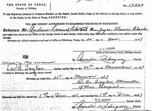 Texas, U.S., Select County Marriage Records, 1837-1965