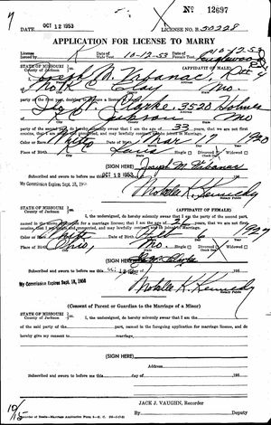 Missouri, U.S., Jackson County Marriage Records, 1840-1985