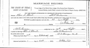 Texas, U.S., Select County Marriage Records, 1837-1965