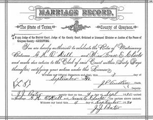 Texas, U.S., Select County Marriage Records, 1837-1965