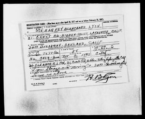 U.S., World War II Draft Registration Cards, 1942