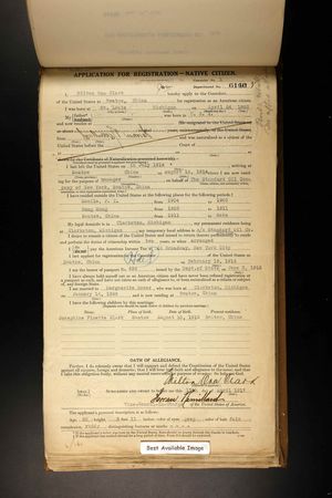 U.S., Consular Registration Applications, 1916-1925