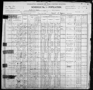 1900 United States Federal Census