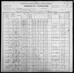 1900 United States Federal Census