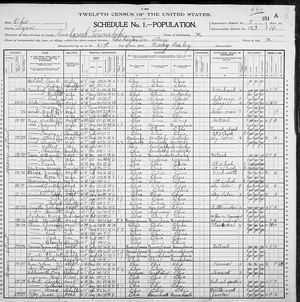 1900 United States Federal Census