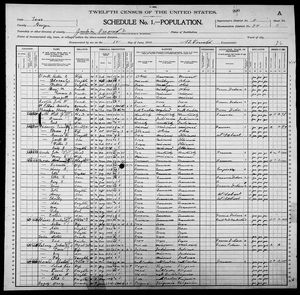 1900 United States Federal Census