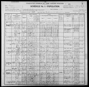 1900 United States Federal Census