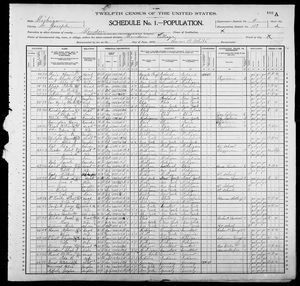 1900 United States Federal Census