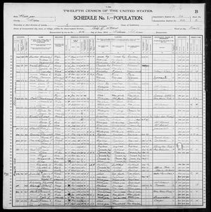 1900 United States Federal Census