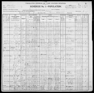 1900 United States Federal Census