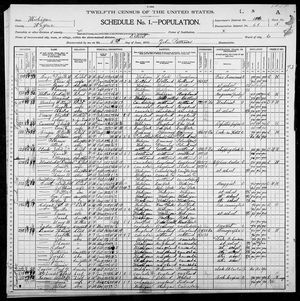 1900 United States Federal Census