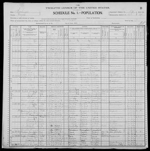 1900 United States Federal Census