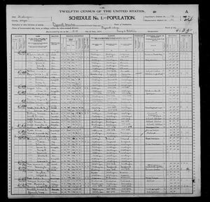 1900 United States Federal Census