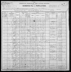 1900 United States Federal Census