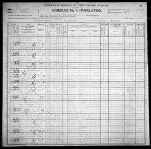 1900 United States Federal Census