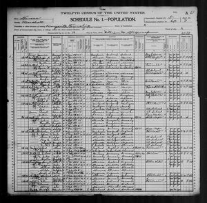 1900 United States Federal Census