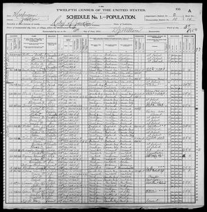 1900 United States Federal Census