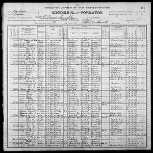 1900 United States Federal Census