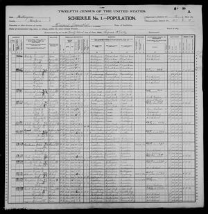 1900 United States Federal Census