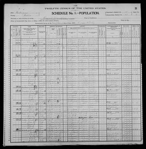 1900 United States Federal Census