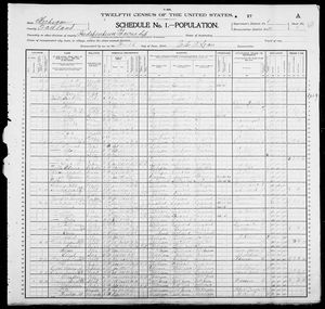 1900 United States Federal Census